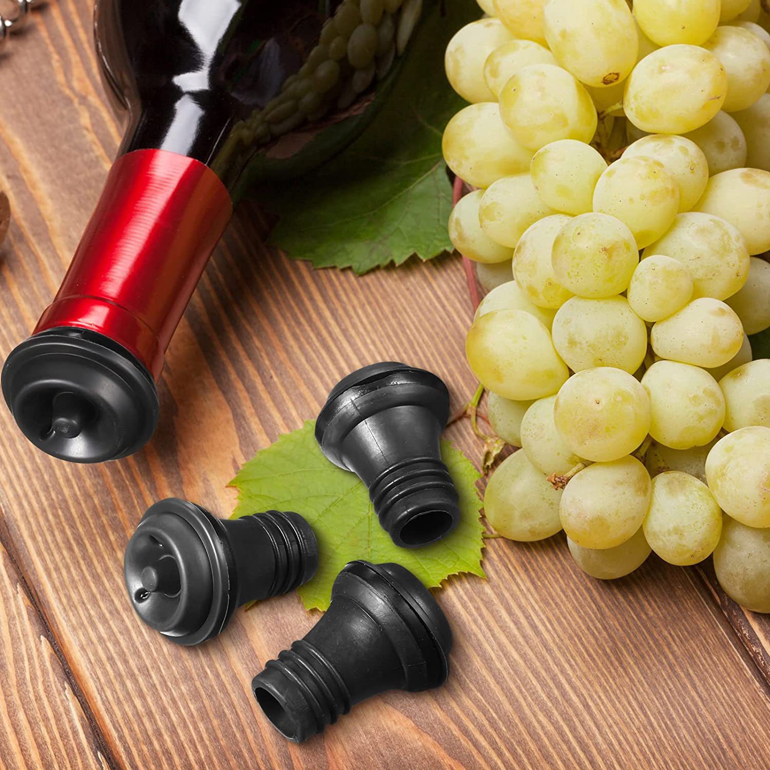 Wine Preservation Pump - ワイン真空ポンプ手動真空保存ストッパーユニバーサル空気抽出コルク赤ワイン用シーリングバーアクセサリーヴィン