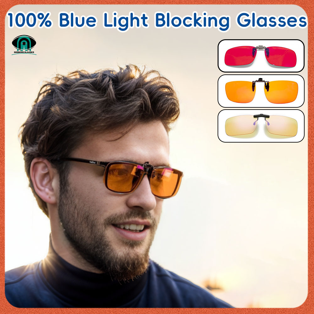 Old Fashioned Glass - ブルーライトブロッキンググラス,コンピューターレンズ,赤いレンズ,オレンジレンズ,抗疲労,取り外し可能なレンズ,100%