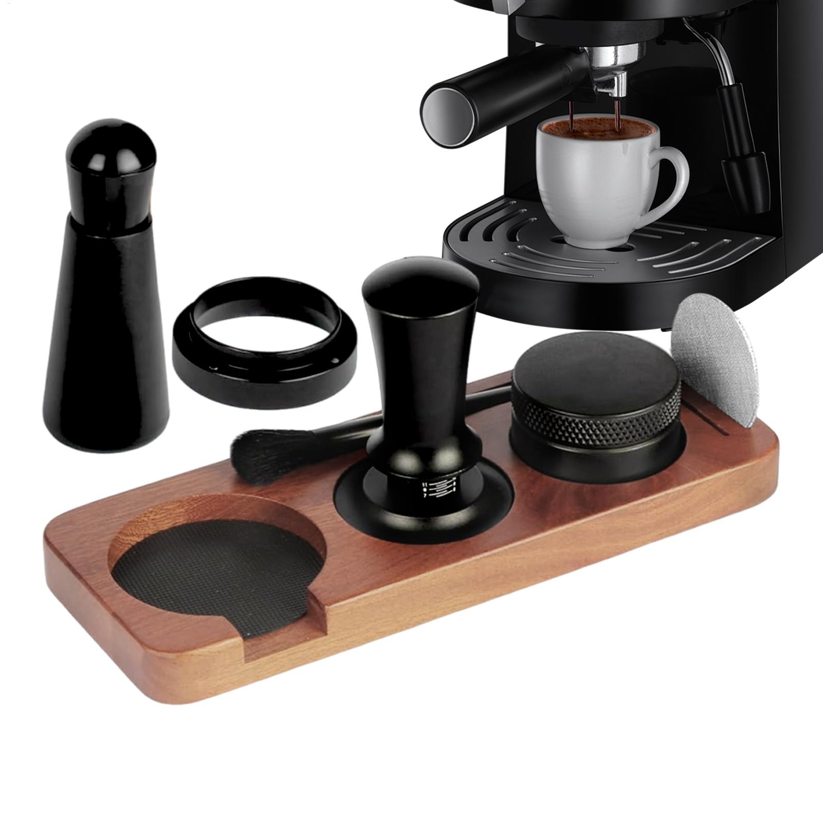 Home Bar Supplies - 58mm エスプレッソタンパー＆ディストリビューターセット バリスタ用 - カフェ用の校正済み圧力のプロ仕様家庭用コーヒーレベラーツール