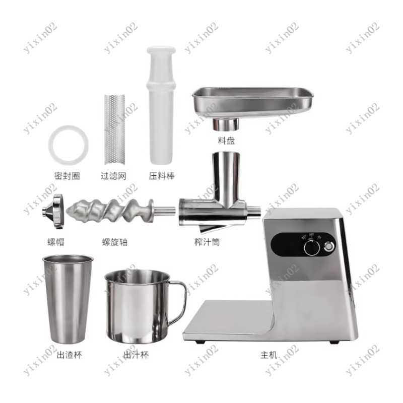 Citrus Juicer Bar - 業務用自動ステンレス製ジューサーマシン、効率的なフルーツ、ハーブ、セロリ、ウィートグラスジューサー抽出機