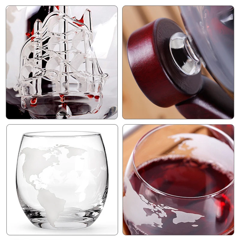 ウイスキーデカンタ グローブ ワイングラスセット ヨットスカ - Decanter Globe Set のレビューと価格