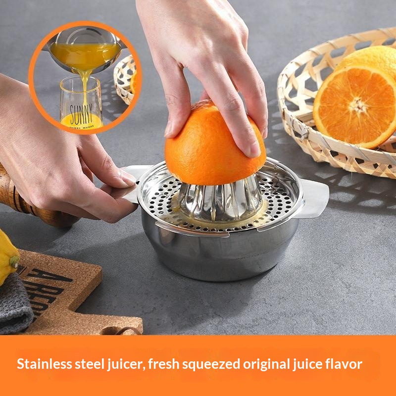 新しいステンレス鋼ジューサー家庭用手動ジューサーレモンオレン - Citrus Juicer Bar のレビューと価格