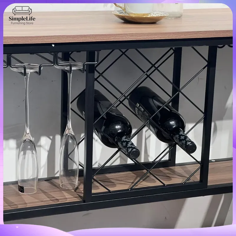 多機能キッチンカート、収納棚付き、調理、ベーキング、食品の準 - Home Bar Shelf のレビューと価格
