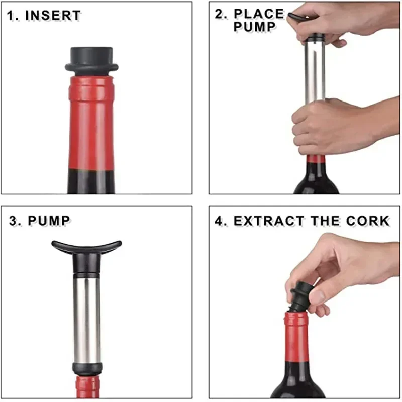 ワインボトルツールキット,ワインボトルオープナー,ワインプロ - Wine Preservation Pump のレビューと価格