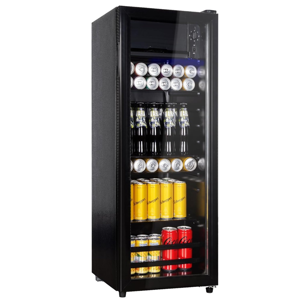 4.8立方フィートミニ飲料冷蔵庫、155缶収納ガラス扉冷蔵庫 - Home Bar And Fridge のレビューと価格