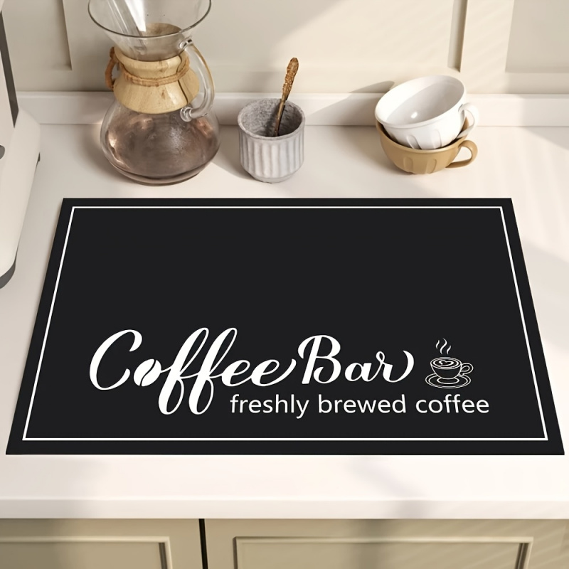 VIKAMA「コーヒーバー」テーマのキッチンコーヒーマシンカ - Bar Mat Rubber のレビューと価格