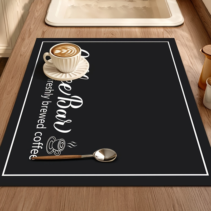VIKAMA「コーヒーバー」テーマのキッチンコーヒーマシンカ - Bar Mat Rubber のレビューと価格