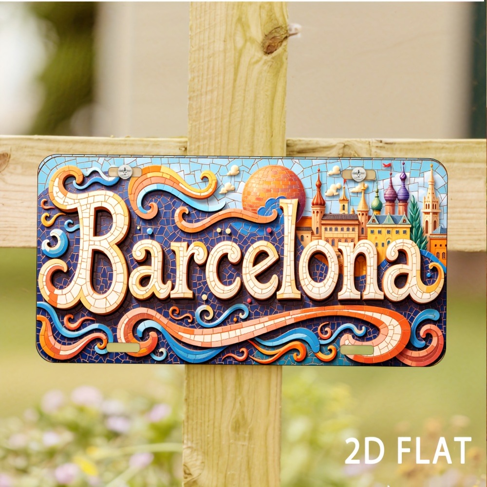 2Dフラット、バルセロナのサインが描かれ、耐久性があり、家庭 - Home Barcelona のレビューと価格