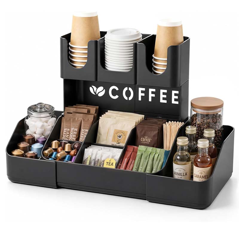 2段式コーヒーステーションオーガナイザー、カウンタートップ、 - Home Bar Setup のレビューと価格