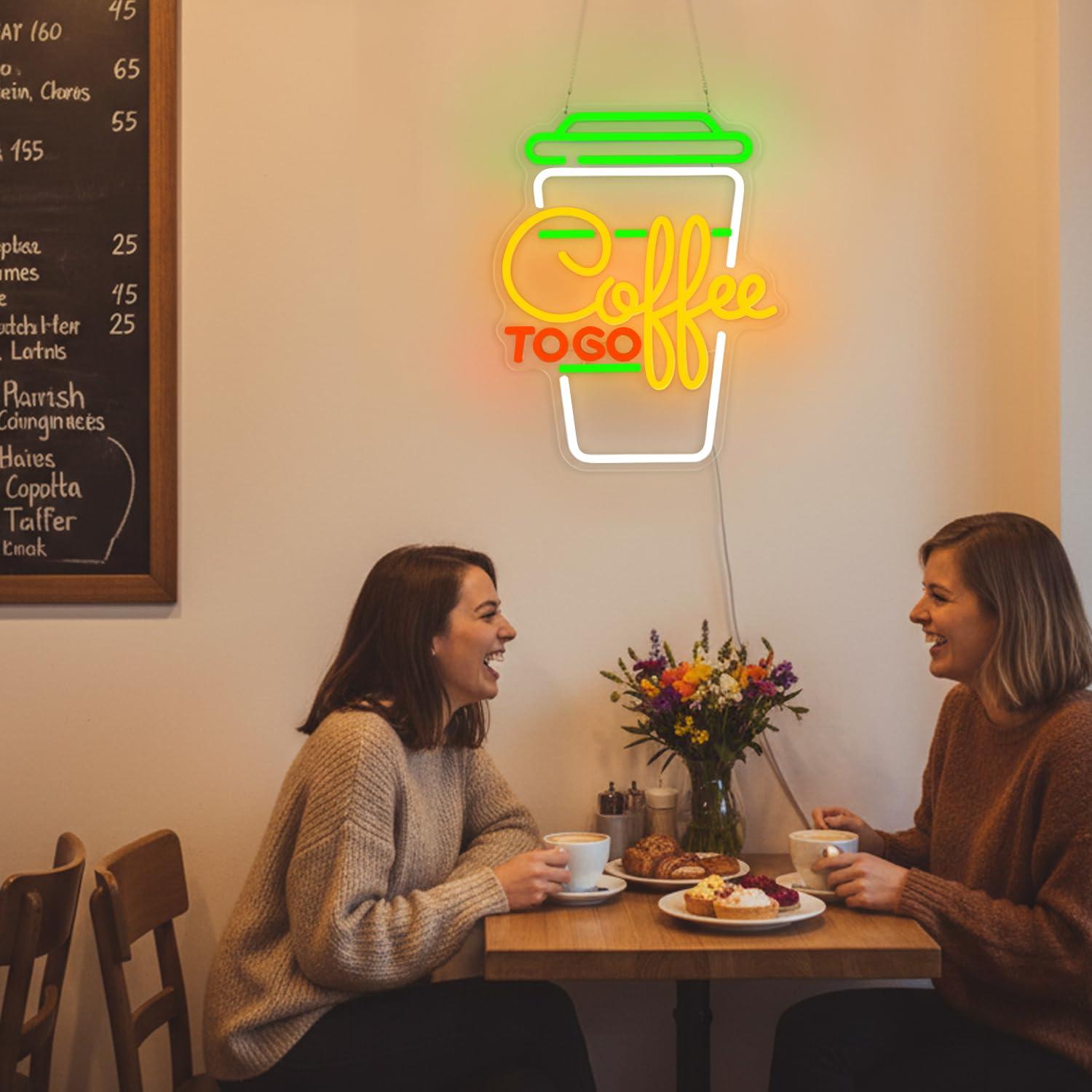 コーヒーネオンサイン USB調光可能なLEDライト コーヒー - Home Bar And Coffee のレビューと価格