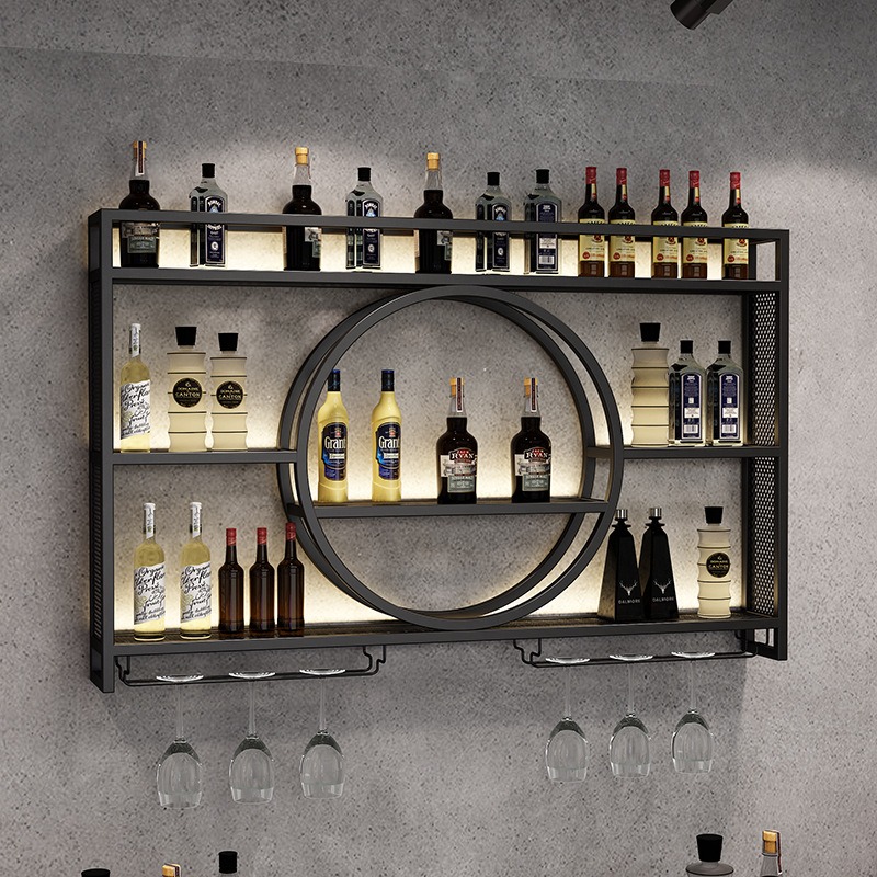 バーワインラック壁掛けワインキャビネット、バーラック、ワイン - Home Bar And Cabinet のレビューと価格