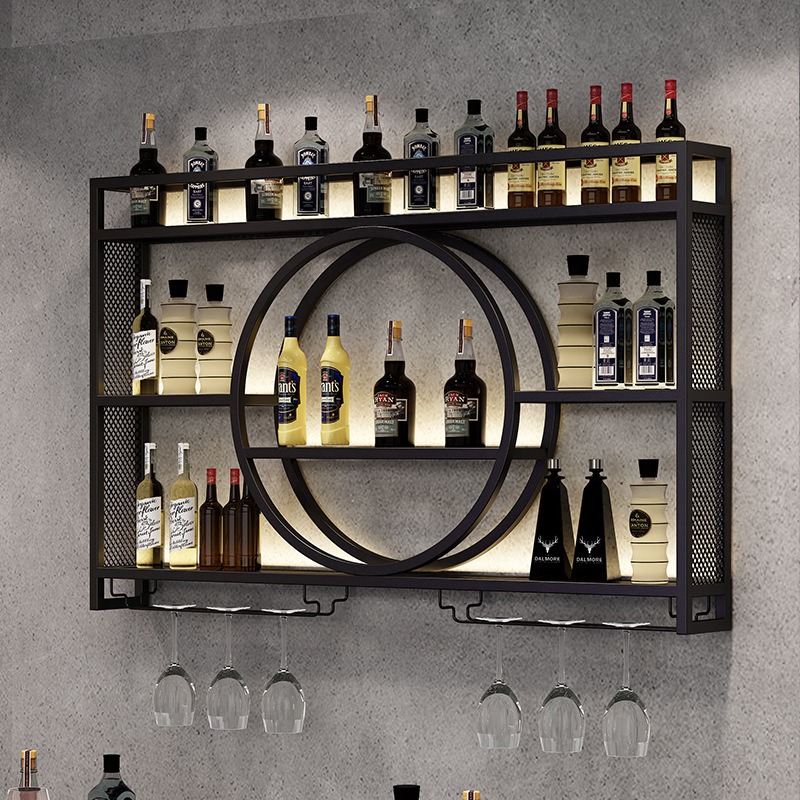 バーワインラック壁掛けワインキャビネット、バーラック、ワイン - Home Bar And Cabinet のレビューと価格
