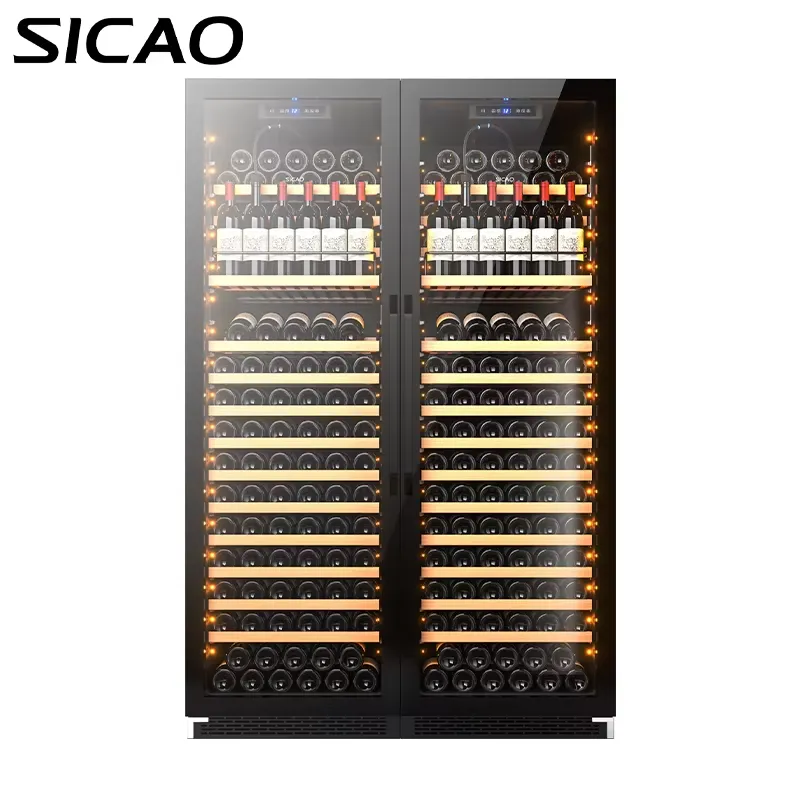 168本収納 ワインクーラー 120V/220V デュアルゾ - Home Bar And Fridge のレビューと価格