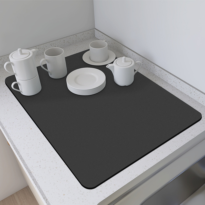 VIKAMA ミニマリストコーヒーマット ブラックスタイル  - Bar Mat Rubber のレビューと価格