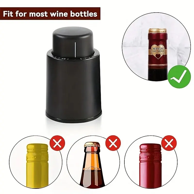 真空ポンプワインセーバーキャップストッパー日付スケール記録保 - Wine Preservation Pump のレビューと価格