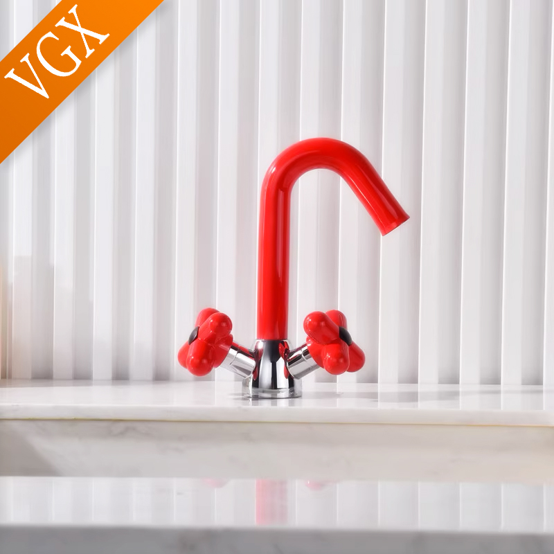 VGX-ダブルハンドルのバスルームの蛇口,真ちゅう製の洗面器 - Home Bar Sink のレビューと価格