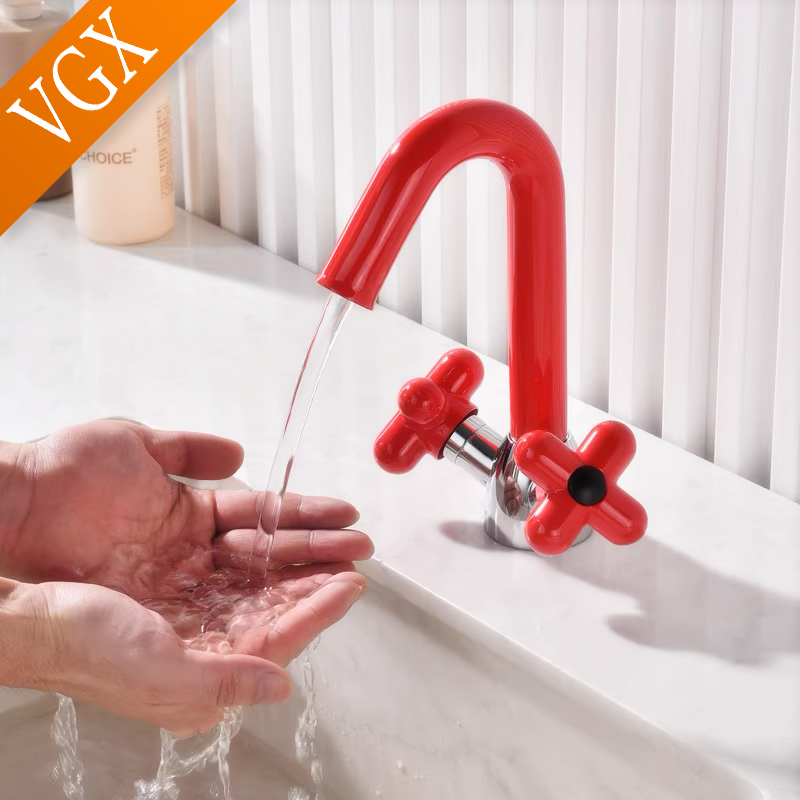 VGX-ダブルハンドルのバスルームの蛇口,真ちゅう製の洗面器 - Home Bar Sink のレビューと価格