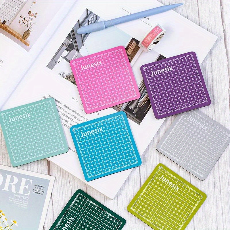 2 個ミニカッティングパッド手作りモデル 8x8cm ハンド - Bar Mat Rubber のレビューと価格