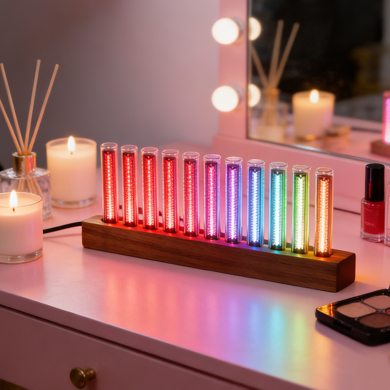 LED音楽スペクトラムディスプレイホームオーディオアナライザ - Home Bar Supplies のレビューと価格